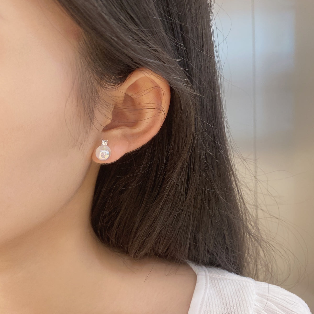 [Charm Aries Jewelry]Symphony Mermaid Pearl Earrings