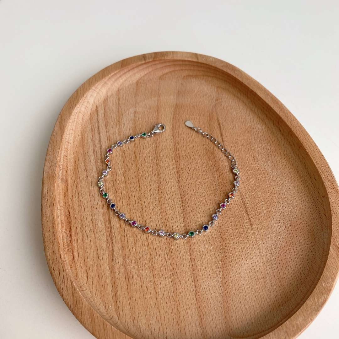 [Charm Aries Jewelry]Colorful Bead Array Bracelet