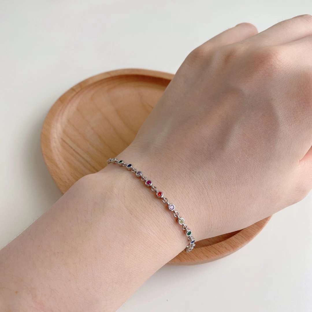 [Charm Aries Jewelry]Colorful Bead Array Bracelet