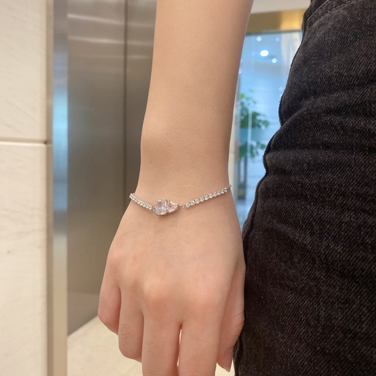 [Charm Aries Jewelry]Dazzling Unique Multi Shape Lover Bracelet