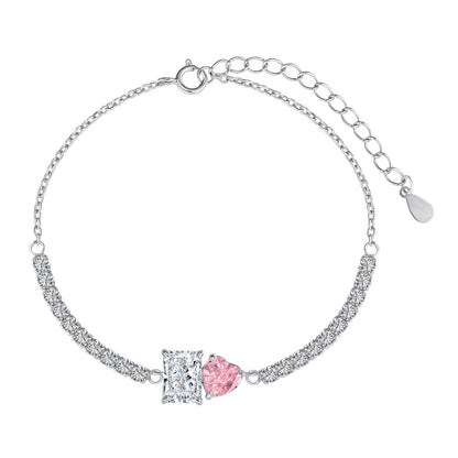 [Charm Aries Jewelry]Dazzling Unique Multi Shape Lover Bracelet