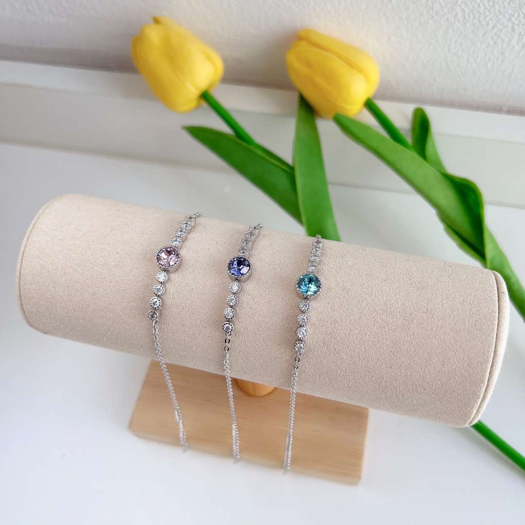[Charm Aries Jewelry]Luxurious Heart Of The Ocean Bracelet