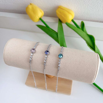 [Charm Aries Jewelry]Luxurious Heart Of The Ocean Bracelet