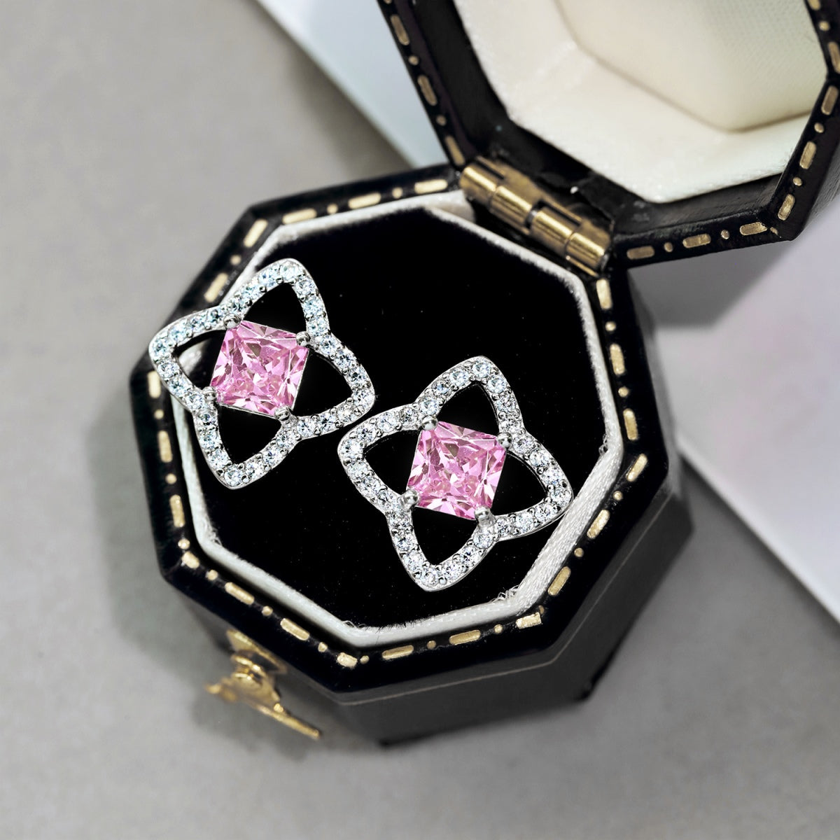 [Charm Aries Jewelry]Elegant Star Shape Princess Cut Daily Earrings