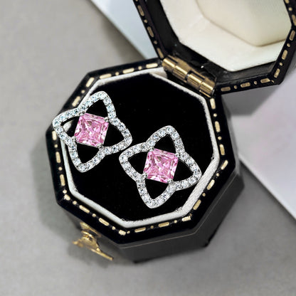 [Charm Aries Jewelry]Elegant Star Shape Princess Cut Daily Earrings