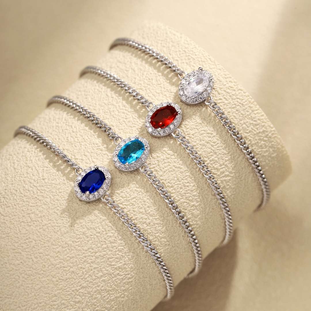 [Charm Aries Jewelry]Exquisite Oval Shape Bracelet