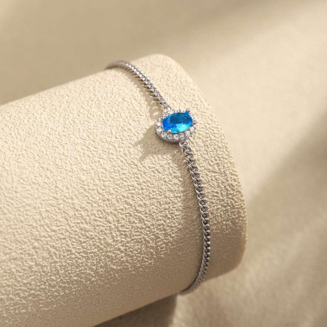 [Charm Aries Jewelry]Exquisite Oval Shape Bracelet