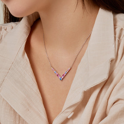 [Charm Aries Jewelry]Ornate Round Cut Necklace