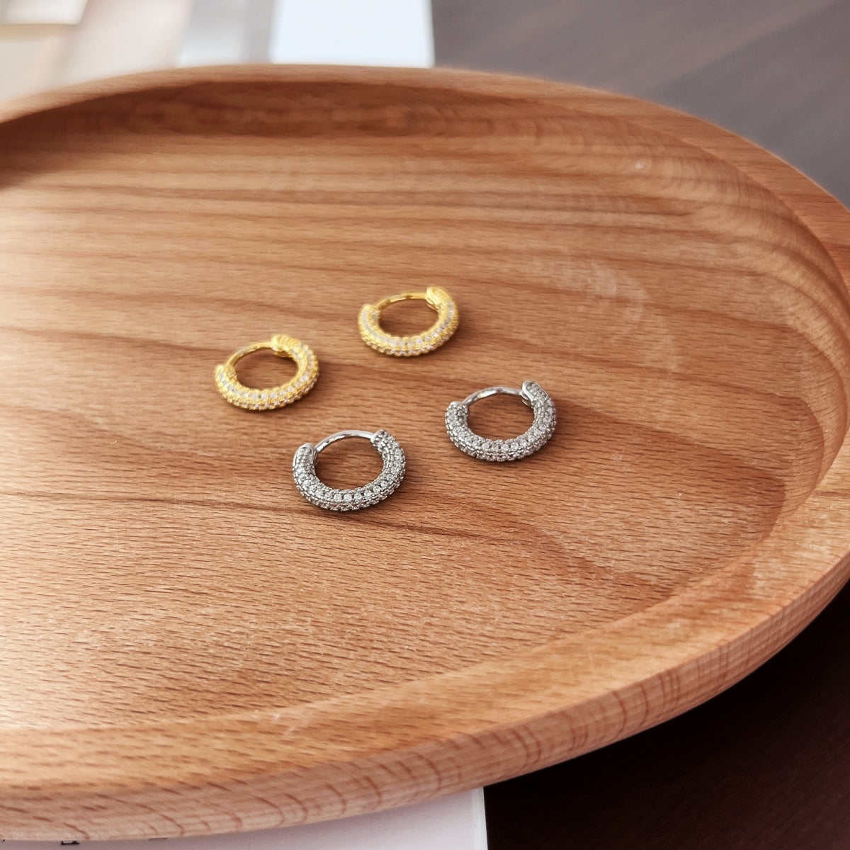 [Charm Aries Jewelry]Delicate Versatile Daily Earrings