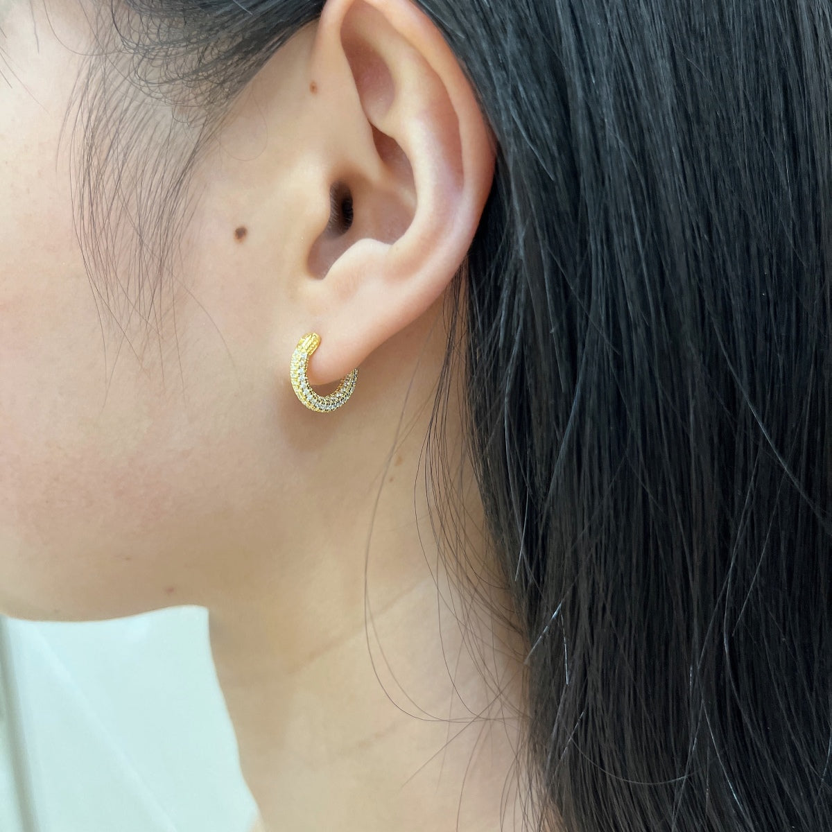 [Charm Aries Jewelry]Delicate Versatile Daily Earrings