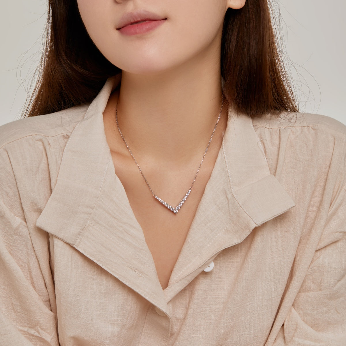 [Charm Aries Jewelry]Ornate Round Cut Necklace
