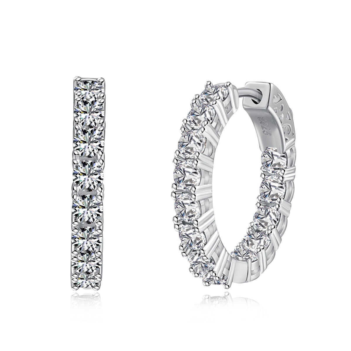 [Charm Aries Jewelry]Unique Round Cut Daily Earrings