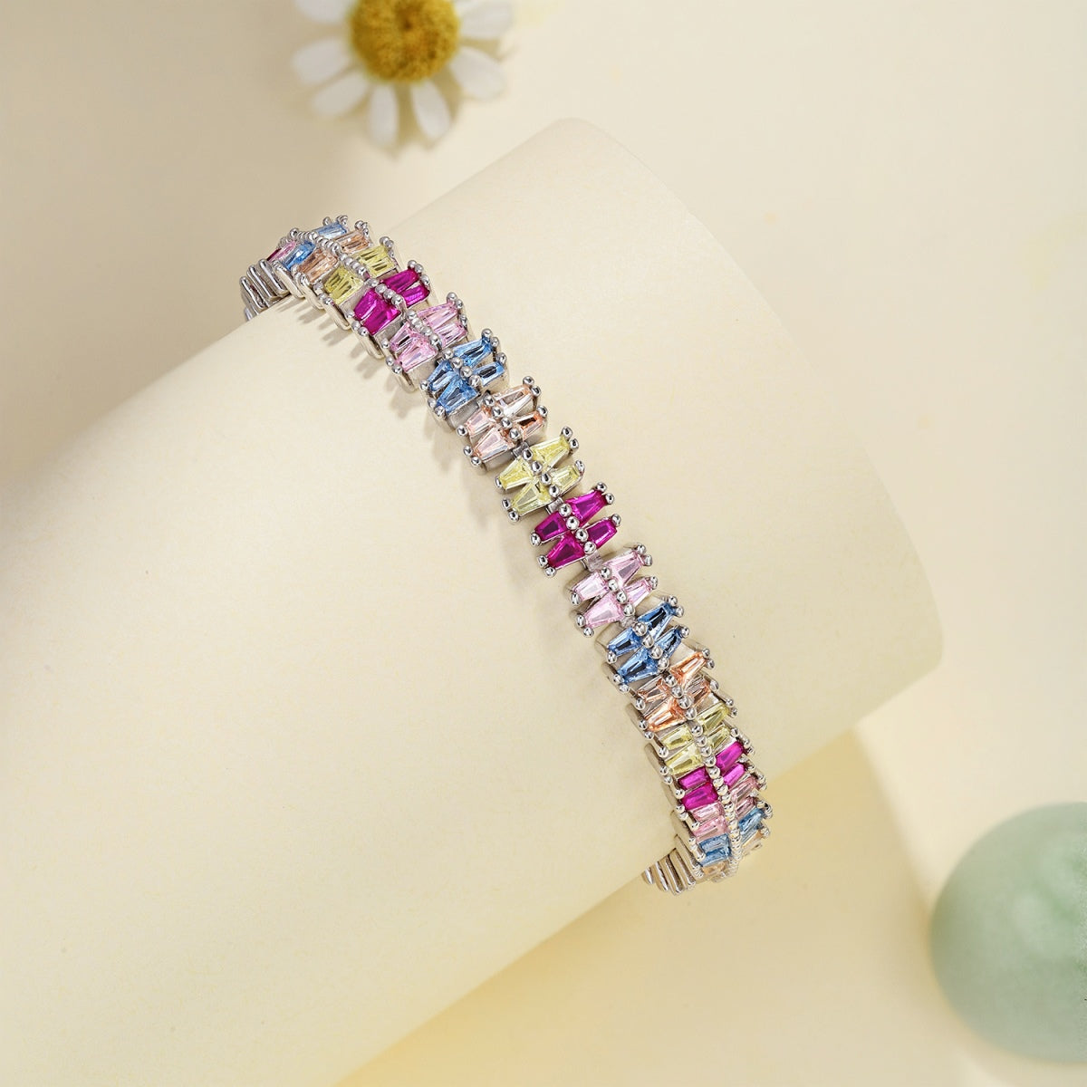 [Charm Aries Jewelry]Sparkling Exquisite Multi Cut Party Bracelet