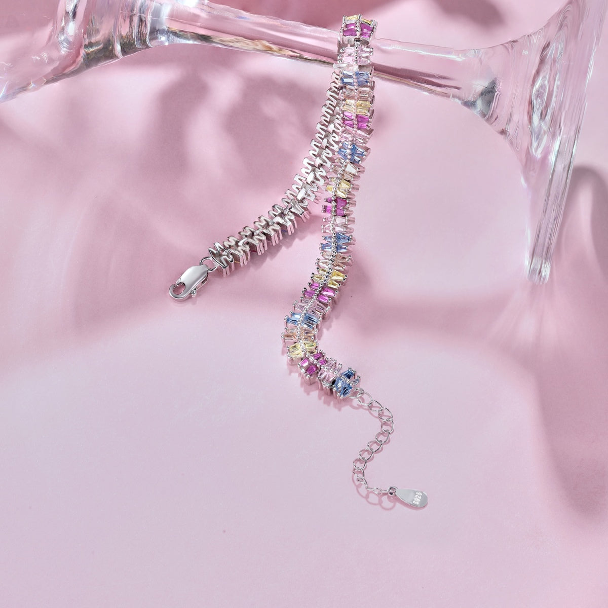 [Charm Aries Jewelry]Sparkling Exquisite Multi Cut Party Bracelet