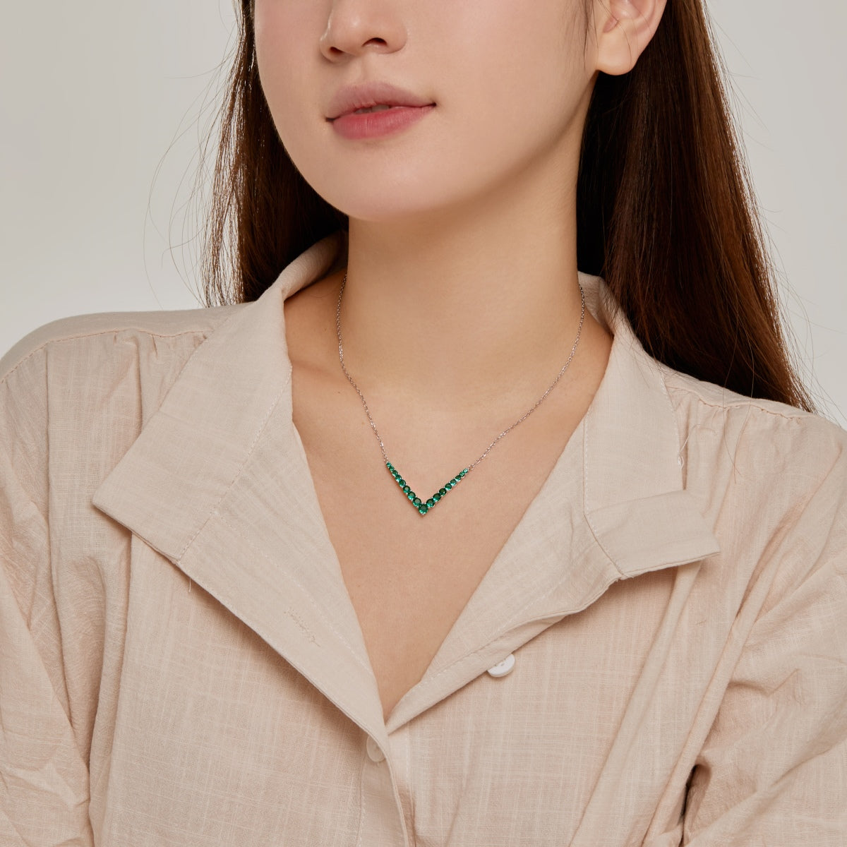 [Charm Aries Jewelry]Ornate Round Cut Necklace