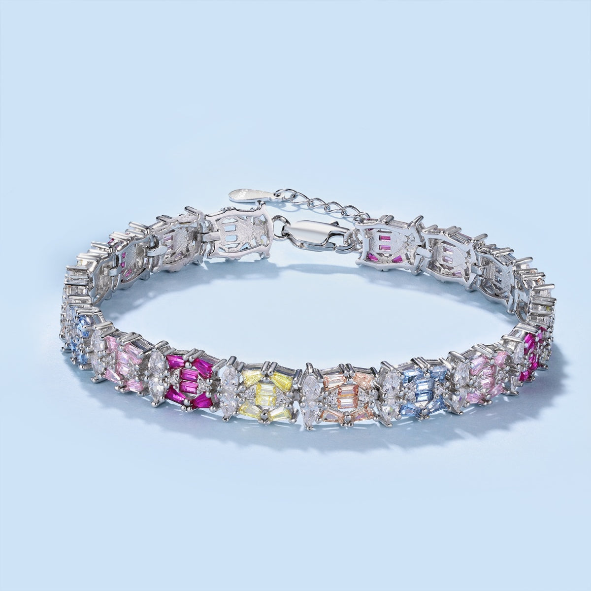 [Charm Aries Jewelry]Delicate Colorful Multi Cut Party Bracelet