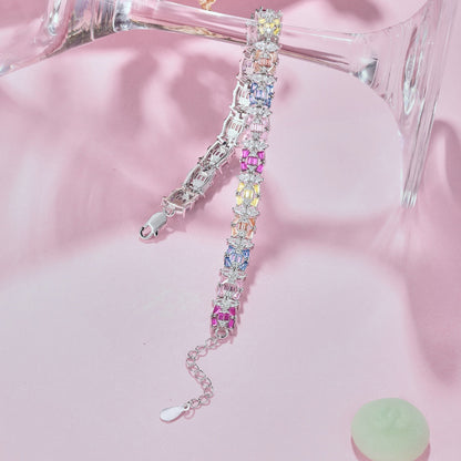 [Charm Aries Jewelry]Delicate Colorful Multi Cut Party Bracelet