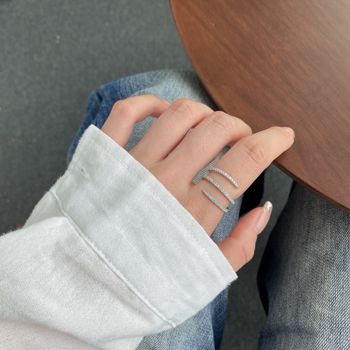 [Charm Aries Jewelry]Unique Vibrant Entangle Daily Ring