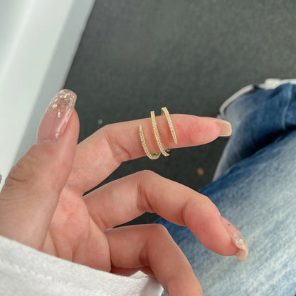 [Charm Aries Jewelry]Unique Vibrant Entangle Daily Ring