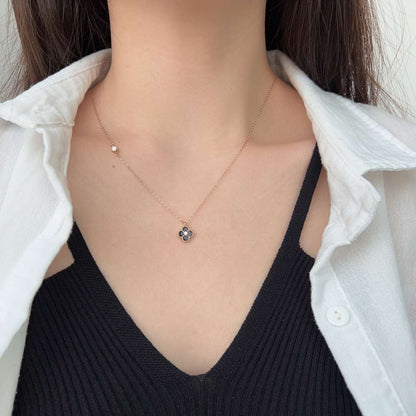 [Charm Aries Jewelry]Delicate Flower Shape Necklace