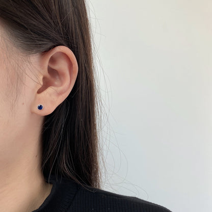 [Charm Aries Jewelry]Sparkling Colorful Round Shape Earrings