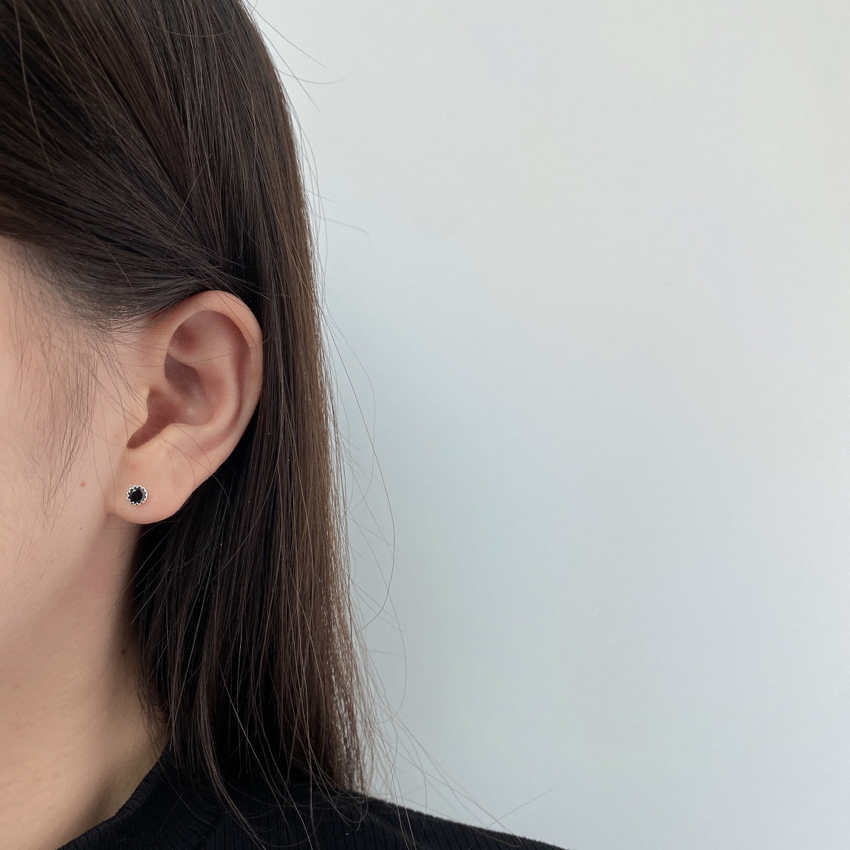[Charm Aries Jewelry]Sparkling Colorful Round Shape Earrings