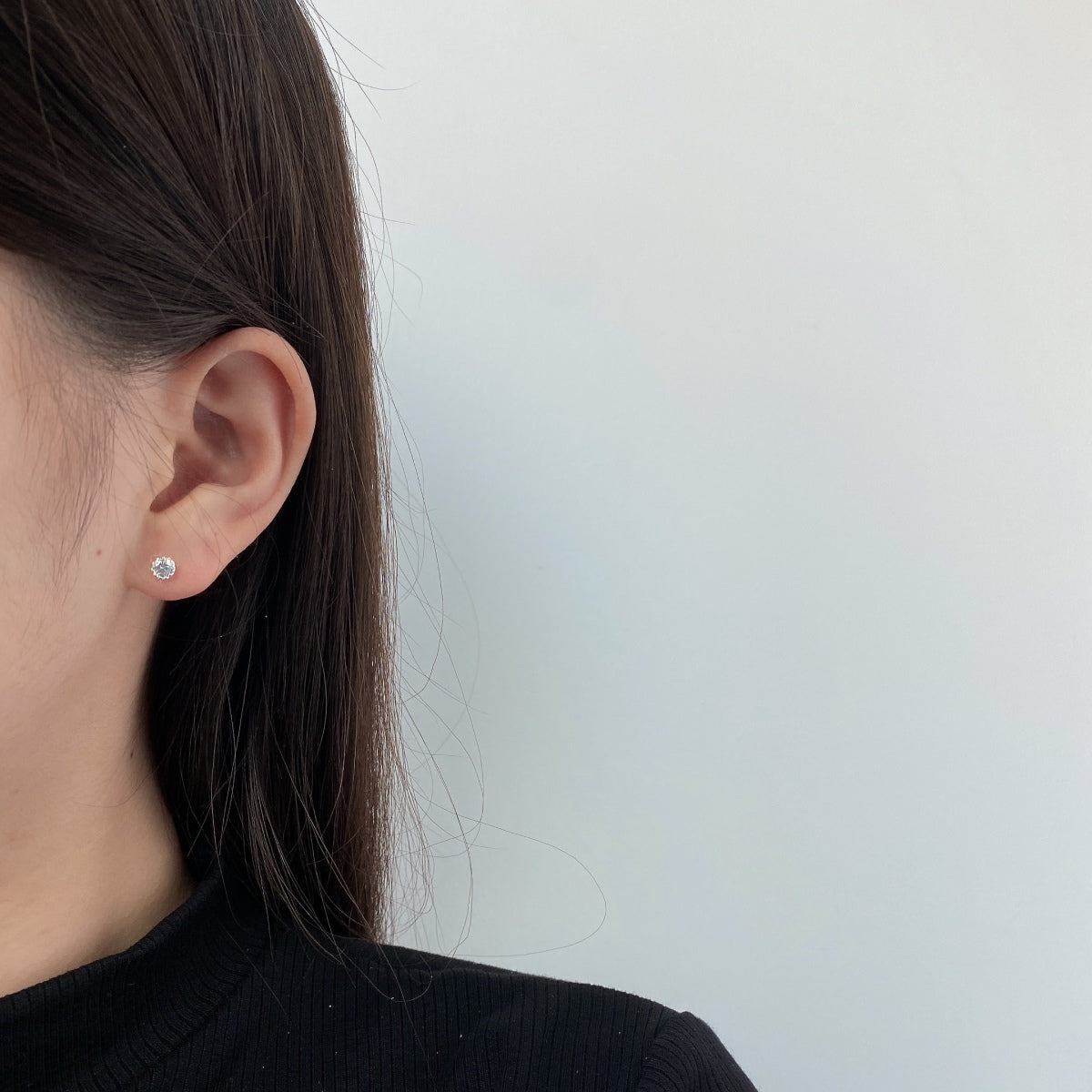 [Charm Aries Jewelry]Sparkling Colorful Round Shape Earrings
