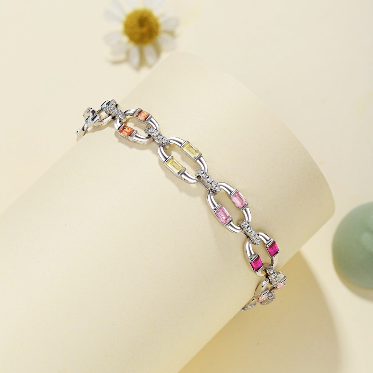 [Charm Aries Jewelry]Dazzling Colorful Daily Bracelet