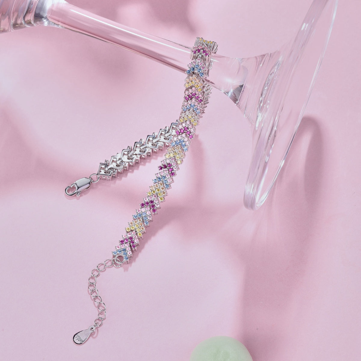 [Charm Aries Jewelry]Ornate Sparkling Round Cut Party Bracelet