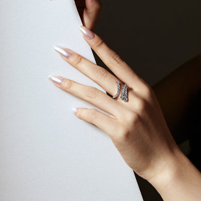 [Charm Aries Jewelry]Unique Vivid Snake Shape Daily Ring
