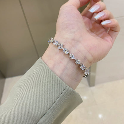[Charm Aries Jewelry]Unique Exquisite Multi Cut Daily Bracelet