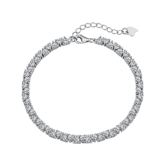 [Charm Aries Jewelry]Dazzling Romantic Heart Shape Lover Bracelet