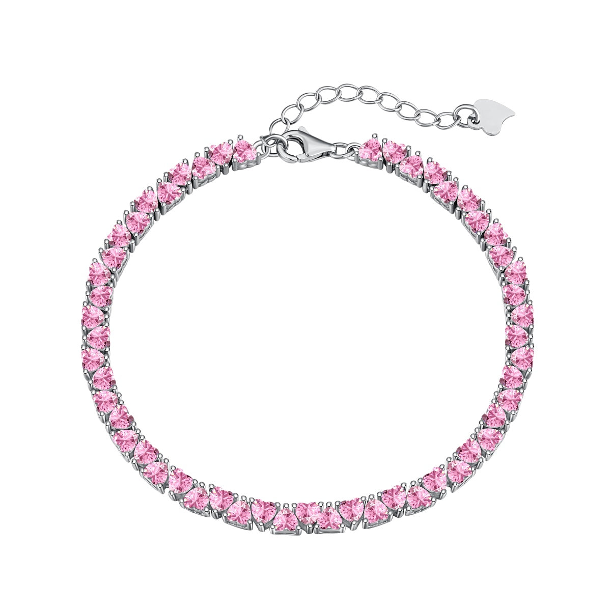 [Charm Aries Jewelry]Dazzling Romantic Heart Shape Lover Bracelet