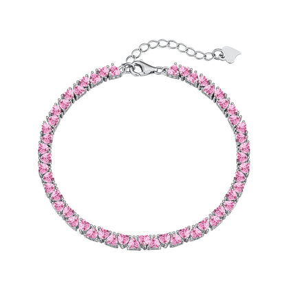 [Charm Aries Jewelry]Dazzling Romantic Heart Shape Lover Bracelet