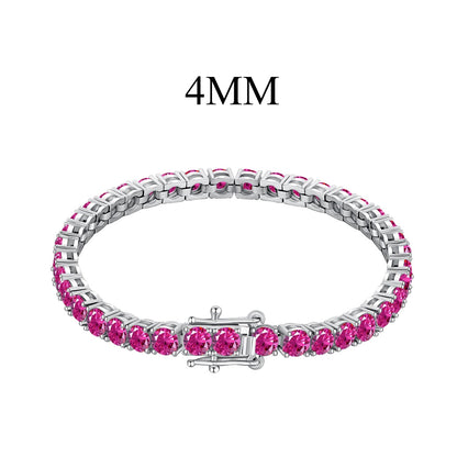 [Charm Aries Jewelry]Radiant Colorful Round Cut Party Bracelet