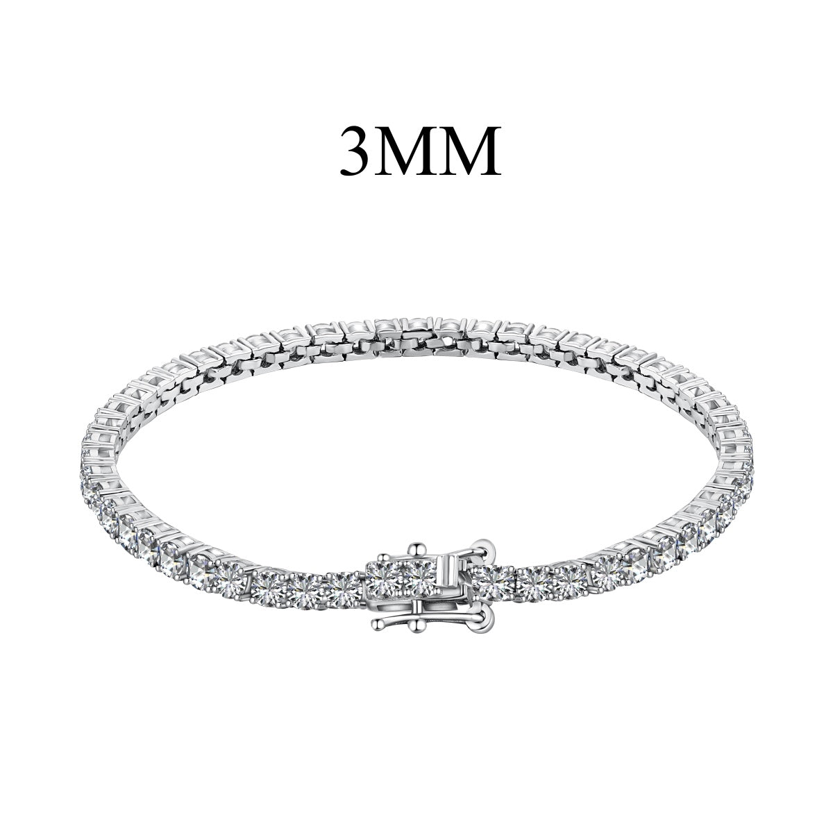 [Charm Aries Jewelry]Radiant Colorful Round Cut Party Bracelet