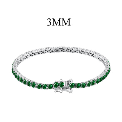 [Charm Aries Jewelry]Radiant Colorful Round Cut Party Bracelet
