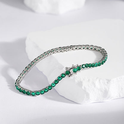 [Charm Aries Jewelry]Radiant Colorful Round Cut Party Bracelet