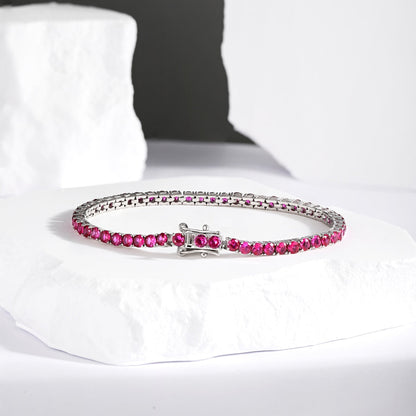 [Charm Aries Jewelry]Radiant Colorful Round Cut Party Bracelet