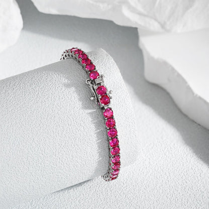 [Charm Aries Jewelry]Radiant Colorful Round Cut Party Bracelet
