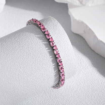 [Charm Aries Jewelry]Dazzling Romantic Heart Shape Lover Bracelet