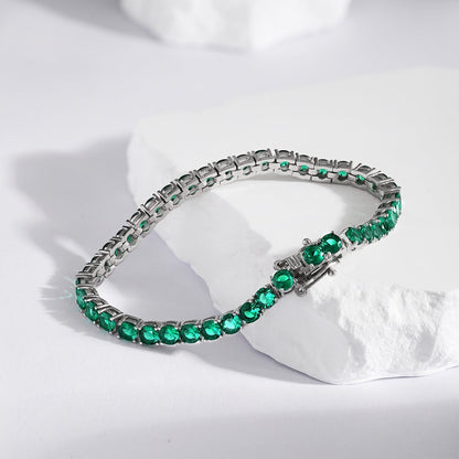 [Charm Aries Jewelry]Radiant Colorful Round Cut Party Bracelet