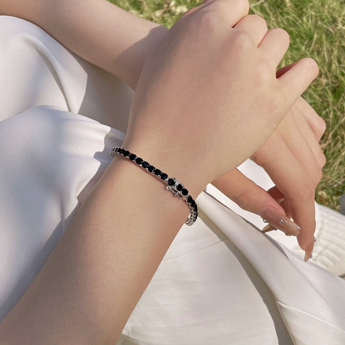 [Charm Aries Jewelry]Radiant Colorful Round Cut Party Bracelet