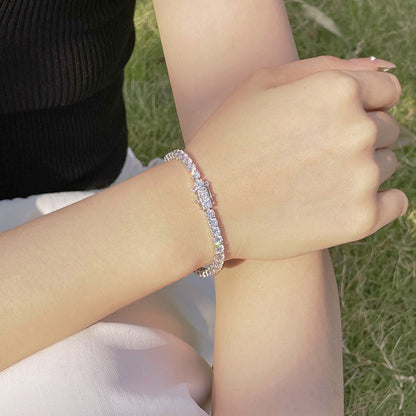 [Charm Aries Jewelry]Radiant Colorful Round Cut Party Bracelet