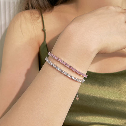 [Charm Aries Jewelry]Dazzling Romantic Heart Shape Lover Bracelet