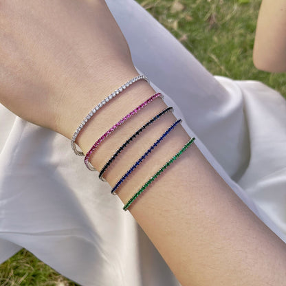 [Charm Aries Jewelry]Radiant Colorful Round Cut Party Bracelet