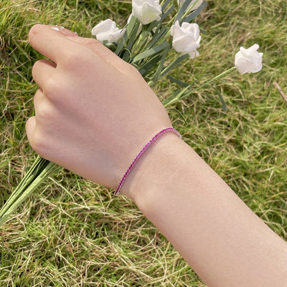 [Charm Aries Jewelry]Radiant Colorful Round Cut Party Bracelet