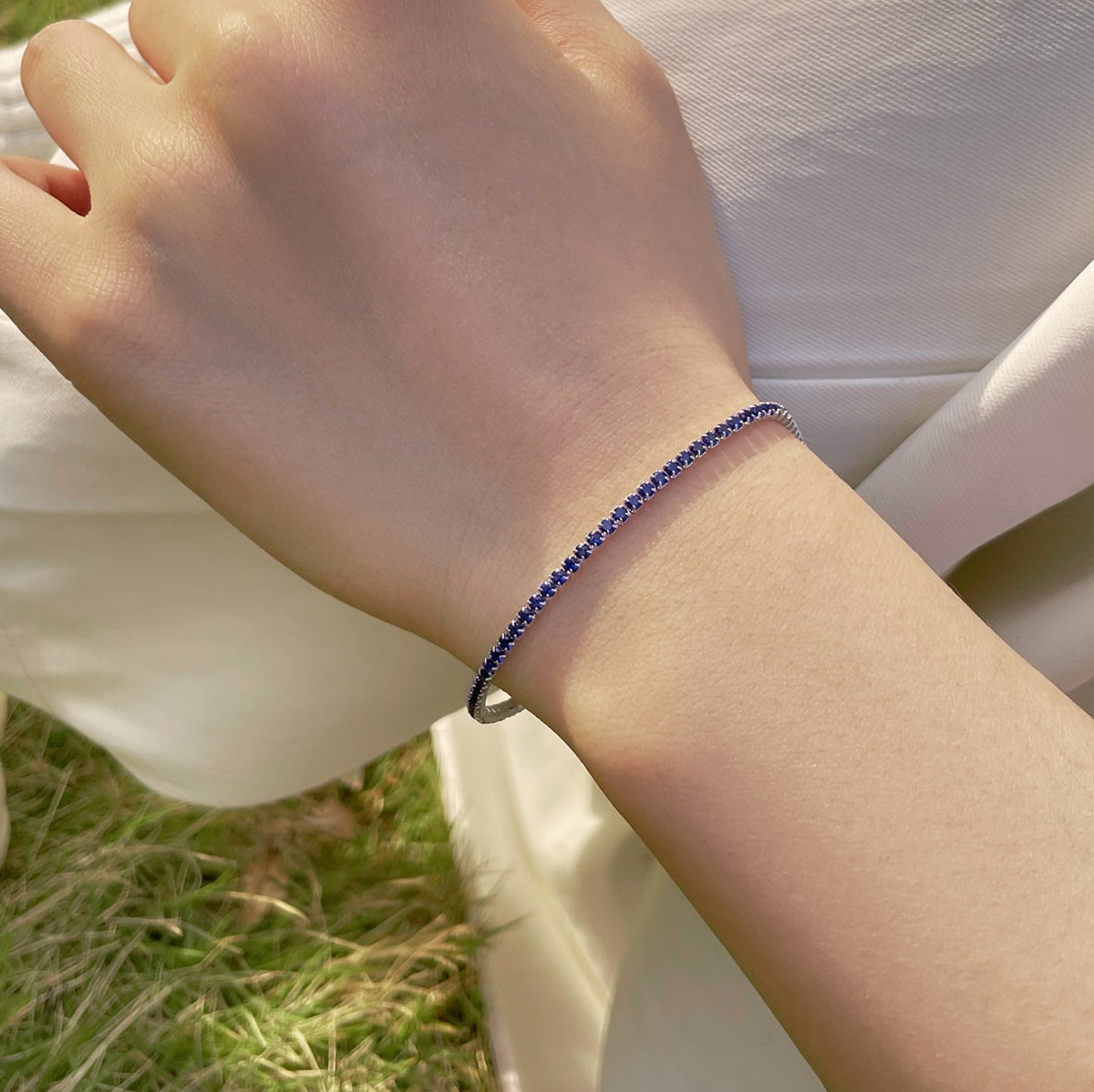 [Charm Aries Jewelry]Radiant Colorful Round Cut Party Bracelet