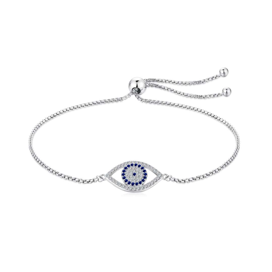 [Charm Aries Jewelry]Dazzling Eye Shape Necklace