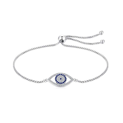 [Charm Aries Jewelry]Dazzling Eye Shape Necklace